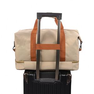 Sac de voyage grande capacité à séparation sec/humide, sac de sport portable, sacs de voyage avec compartiment à chaussures – Vente directe usine - Product Image 6