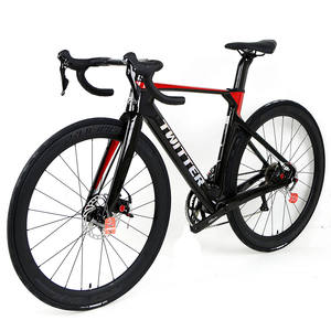 Vélo de route <span class=keywords><strong>Twitter</strong></span> 700c 50mm roues en carbone à travers l'essieu frein à disque 24 vitesses cadre en carbone vélo de route - Product Image 3