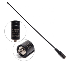 Antena de Banda Dual <span class=keywords><strong>UHF</strong></span> <span class=keywords><strong>VHF</strong></span> Nagoya NA-771 Compatible con <span class=keywords><strong>Baofeng</strong></span> <span class=keywords><strong>UV</strong></span>-<span class=keywords><strong>5R</strong></span> <span class=keywords><strong>UV</strong></span>-82 888S <span class=keywords><strong>UV</strong></span>-9R - Product Image 2