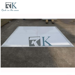 Portable White Square <b>Stage</b> Panels Easy Assemble <b>Stage</b> <b>Platform</b> for Indoor Outdoor Events - Product Image 4