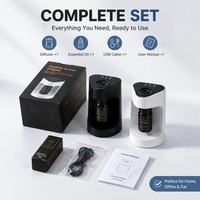 Diffuseur d'arômes de bureau minimaliste à succès, avec minuterie multi-niveaux, veilleuse et humidificateur ultrasonique pour bureau et chambre