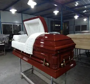 DUNFIELD Funeral โมเดิร์น caskets ไม้ coffin อเมริกัน