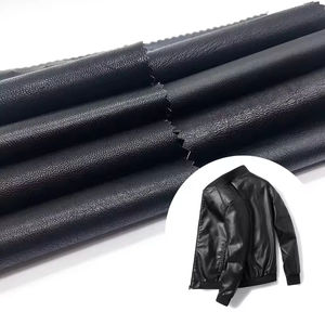 Klaar voor verzending Rayon stof achterkant PU leer voorraad geprägd leer - Product Image 2