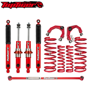 TopTiger 4x4 kits de levage de suspension amortisseur réglable avec azote hors route ressorts hélicoïdaux confortables pour pajero sports - Product Image 1