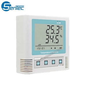 SENTEC SEM234 Capteur de température et d'humidité mural en plastique avec écran OLED Communication RS485 IP55 Utilisation en intérieur - Product Image 2
