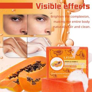 Sabonete Clareador de Manchas Escuras com Extrato de Mamão, Vitamina C Vegana e Ácido Kójico para Mulheres - Product Image 3