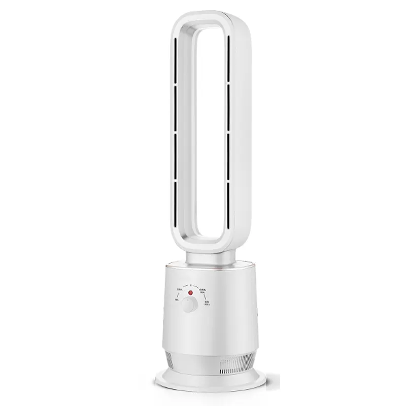 Anbolife Nouvelle télécommande électrique portable Sécurité au sol Silencieux Refroidissement par air chaud et froid Ventilateur électrique domestique sans lame