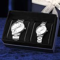 Ensemble de montres carrées étanches pour femmes, montre-bracelet à quartz en acier inoxydable de haute qualité, ensemble de bijoux, cadeaux de mode pour femmes d'affaires