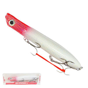 <span class=keywords><strong>Leurre</strong></span> de <span class=keywords><strong>surface</strong></span> en forme de crayon de 130 mm, 29,5 g, ABS, appât artificiel dur, ultra longue portée, flottant, pour la pêche au bar, au saumon, au poisson-chat - Product Image 1