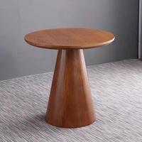 Table basse en bois massif de style nordique moderne, luxe discret, design épuré, silencieuse, pour petit appartement, meubles de salon