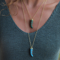 Mode rétro coloré Chili perle collier vert Turquoise perles luxe à la mode caractéristique femmes cadeau clavicule collier