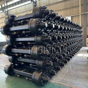 Fabriek Goede Prijs Nieuwe Stalen Oplegger Onderdelen Voor En Achter Fuwa 13 Ton Amerikaanse Type Aanhangwagen As 20T Max Laadvermogen - Product Image 3