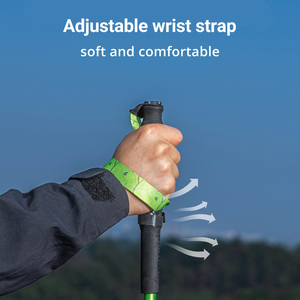 Треккинговые палки для активного отдыха из алюминиевого сплава 7075, складные, портативные, регулируемые, для лыжного спорта, нордической ходьбы, альпинизма, 4 секции - Product Image 4