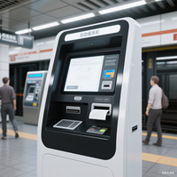 Kiosque de paiement automatique pour hôtels en libre-service, machine de paiement de factures, terminal d'impression personnalisé pour hôpitaux, kiosques de paiement