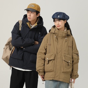 Chaqueta de invierno informal para hombre y mujer Chaqueta de asalto con capucha Vintage 90 Diseño de moda Reunión Nuevo estándar nacional Uso al aire libre - Product Image 1