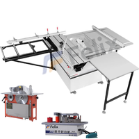 Scie de table coulissante pour découpe de bois, vente directe de précision, machine à scier les panneaux de bois pour le travail du bois
