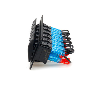 สวิตช์แบบหกช่อง 12V 20A สำหรับติดตั้งกับแผงข้างรถ แบบ SPDT เชื่อมต่อเร็ว IP65 สำหรับรถบ้าน เรือยอชท์ และการดัดแปลงรถยนต์ - Product Image 2