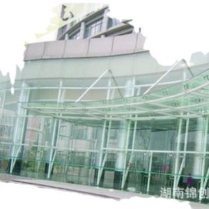 Steel Frame <b>Canopy</b> Flat <b>Roof</b> Powder Coated Customized Waterproof Carport Garage Shelter Installation Available - Product Image 1