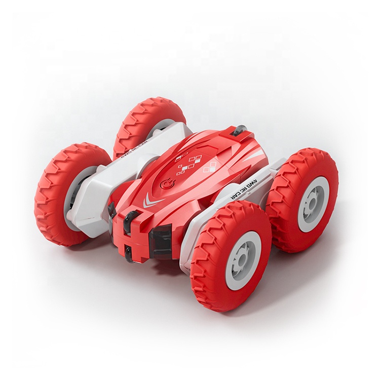 S-019 2,4 ГГц мини радиоуправляемые трюковые машины 4WD Двухсторонний Привод с дистанционным управлением 360 вращающиеся игрушки для детей Подарки
