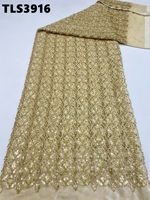 Vestidos de Novia al Por Mayor con Lentejuelas Doradas Brillantes y Tela de Encaje Bordado para Ropa de Mujer en Colombia