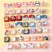 Custom Christmas clicker keycap button fidget toy decompression toy clicker custom Christmas keycap toy
