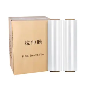 Fabriek Aangepaste Hoge Kwaliteit Stretch Film Pe Stretch Film Plastic Wrapping Film