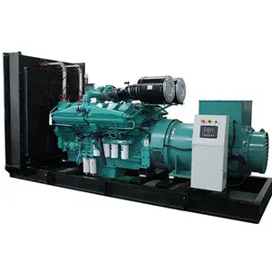 Industrial KTA38G9 engine power plant station 1 MW genset 1250Kva Diesel Generator With Cummins KTA50-G3 Engine