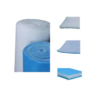 Rolo de filtro de entrada de ar de algodão pré-filtro de fibra sintética fabricante chinês para controle de poluição do ar industrial