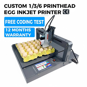 Stampante Automatica a Getto d'Inchiostro per Uova, Stampante Industriale per Etichette di Scadenza, Macchina per Marcatura Logo, Stampante per Codifica Uova - Product Image 1