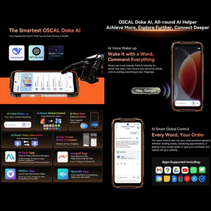 Oscal飞行员3坚固智能手机安卓15移动6.78英寸主50MP摄像头12 + 256gb 7500毫安时NFC 120HZ手机5G Oscal - Product Image 6