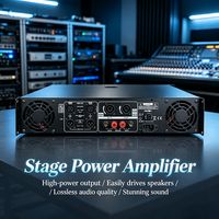 Amplificateur de puissance stéréo haute puissance en gros, amplificateur professionnel 2 canaux pour équipement sonore de discothèque et karaoké
