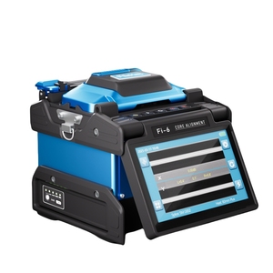 TEKCN-Épisseur à <span class=keywords><strong>fusion</strong></span> d'arc Fttx original de marque FibMax, Fi-6 6 moteurs FTTH, machine à épisser les fibres optiques Fi-6 alignement noyau à noyau - Product Image 1