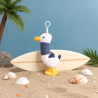 Porte-clés Douyin Super Doux en Peluche Animal Mignon Canard Encourager, Figurine, Breloque de Sac, Pendentifs et Accessoires en Gros