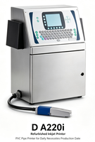 Imprimante jet d'encre reconditionnée D A220i pour l'impression industrielle, imprimante pour tuyaux en PVC pour la production de produits de première nécessité, date de production