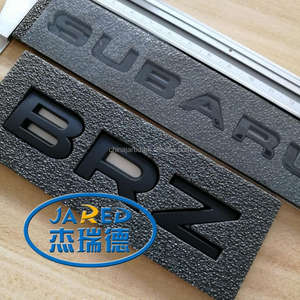 Personalizado al por mayor Abs letras cromo modificado coche japonés con Brz coche emblema pegatina con autoadhesivo - Product Image 2