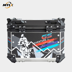 Boîte à bagages arrière pour <span class=keywords><strong>moto</strong></span> étanche 45L en aluminium, en stock à faible coût, supportée par une grande marque, export en gros à prix d'usine - Product Image 3