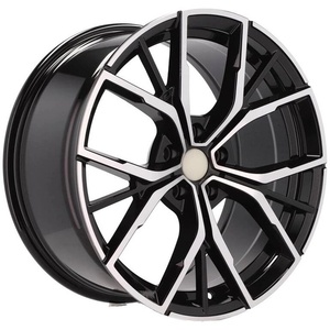 Ruedas de Repuesto SYAC OEM de 17 Pulgadas, Estilo Original para Autos de Pasajeros, PCD5*120, Ruedas de Aleación de Aluminio con Acabado Negro Mecanizado para la Serie 5 - Product Image 1