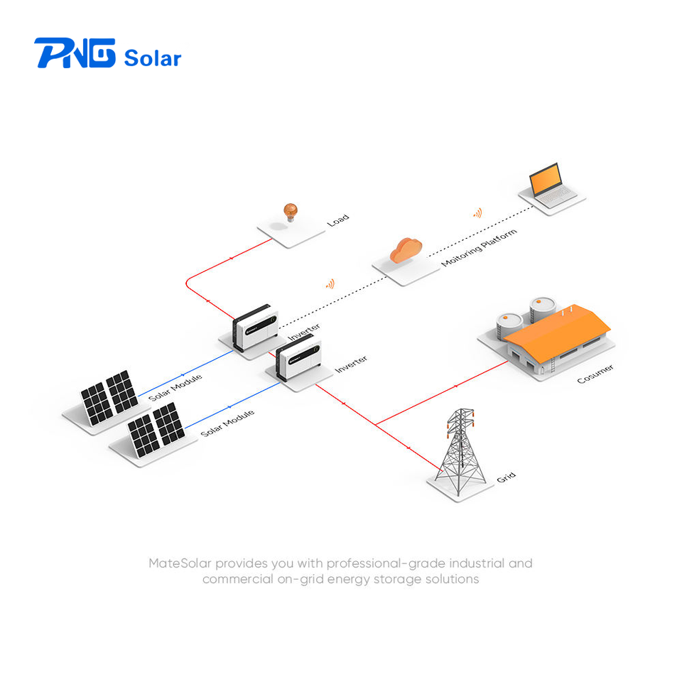 1MW Grid Connected Solar Energy System Monocrystalline Panels ...