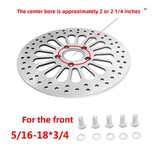 Rotor de Disco de Freno Trasero Plateado para Motocicleta al por Mayor, Compatible con Pastillas de Freno para -<span class=keywords><strong>Davidson</strong></span> - Product Image 2