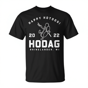 Maglietta Hodag 2022 Rhinelander Wi Happy Hotdog - Product Image 2