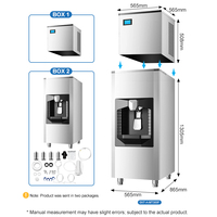 Machine à glaçons commerciale avec bac distributeur automatique pour restaurant et bar