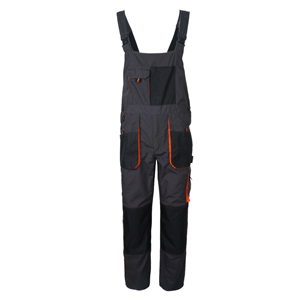 Pantalón de Trabajo Tipo Cargo con Peto de <span class=keywords><strong>Carpintero</strong></span>, Múltiples Bolsillos y Rodilleras, de Uso Rudo y Duradero - Product Image 2
