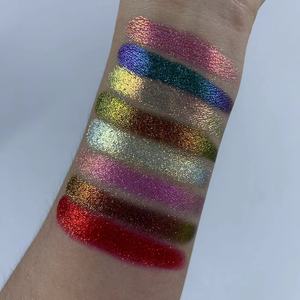 Vegan Pigmented Holographic Chameleon Duochrome Multi Duochrome Makeup <strong>Eyeshadow</strong> <strong>Palette</strong> More Than 100colors Available - Product Image 6