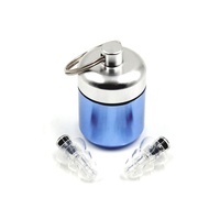 Audio Mate, écouteurs haute fidélité, réduction du bruit, écouteurs pour moto, pour concert, festival, avec étui de transport en métal