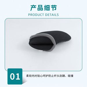 Funda para palo de golf con patrón en relieve, hecha de material de buceo, protege contra arañazos y cubre la cabeza del palo. - Product Image 5