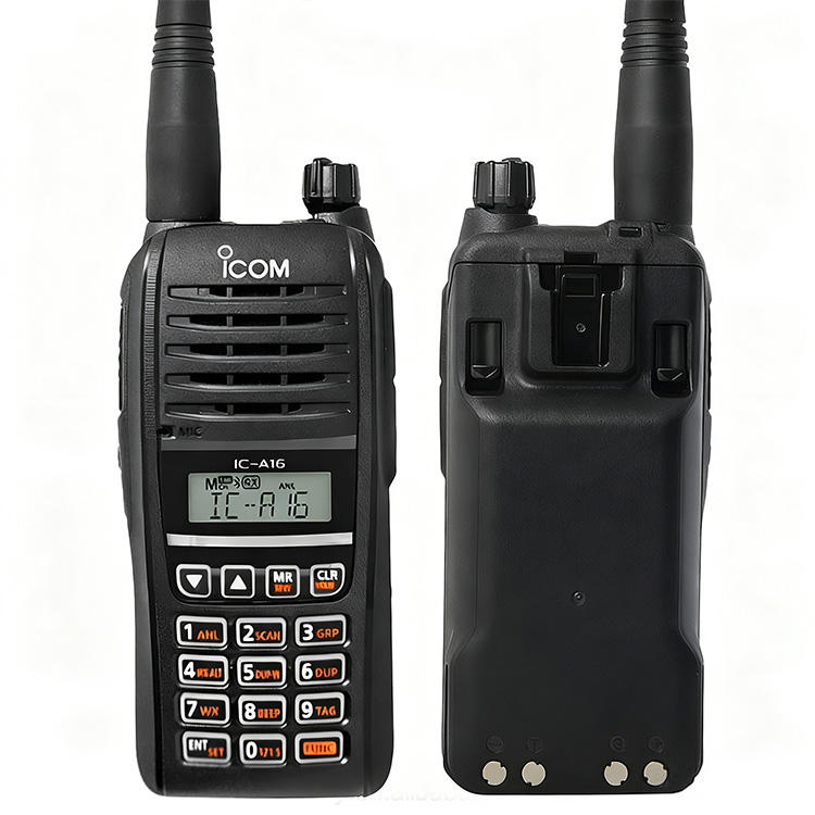 ICOM IC A16 A16E VHF Aviation Handheld VHF AIR BAND TRANSCEIVERS Walkie ...