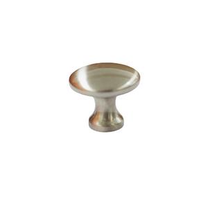 Bouton de meuble rond en alliage de zinc, finition nickel brossé, poignée de tiroir de garde-robe minimaliste A0459, décoration d'intérieur durable - Product Image 5