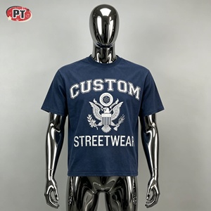 Fabricants de vêtements personnalisés – T-shirts pour <span class=keywords><strong>hommes</strong></span> surdimensionnés et amples, imprimés sérigraphiés, style vintage délavé à l'acide et effet vieilli - Product Image 1