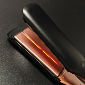 Piastra per Capelli Professionale con Logo Personalizzato, 500°F, Alta Temperatura, Display LCD, Piastre Larghe in Titanio per Styling - Product Image 5