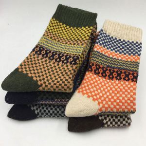 Vente en gros Mix Couleur Hommes Doux <span class=keywords><strong>Cachemire</strong></span> Épais Décontracté Lapin Laine Mélangée Chaud Hiver Mollet <span class=keywords><strong>Chaussettes</strong></span> - Product Image 2